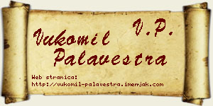 Vukomil Palavestra vizit kartica